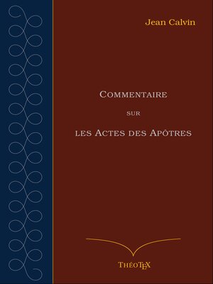 cover image of Commentaire sur les Actes des Apôtres